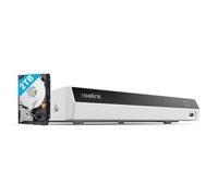REOLINK Grabadora de Video en Red 4K de 8 Canales para Cámaras de Seguridad Reolink 16MP/12MP/4K/5MP, Grabación 24/7 en Disco Duro de 2TB, RLN8-410-Blanco