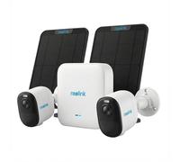 Reolink Hub 1 mit 2x Argus B350 + 2x Solarpanel Kit de Vigilancia con Panel Solar