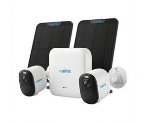 Reolink Hub 1 mit 2x Argus B350 + 2x Solarpanel Kit de Vigilancia con Panel Solar