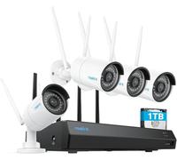 Reolink Kit Cámara WiFi Exterior 5MP con HDD 1TB, WiFi 2,4/5GHz