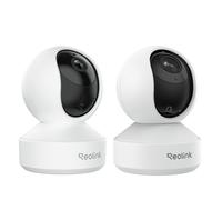 Reolink Kit de Cámaras de Seguridad Interior: Cámara E1 Pro 3K 5MP y Cámara E1 Zoom 4K PTZ, Wi-Fi 6, Zoom Óptico 3X, Seguimiento Automático, Detección de Llanto, Audio Bidireccional, Modo Privado