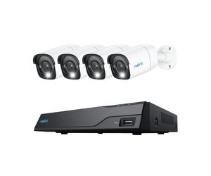 Reolink NVS8-8MB4 Kit Video Vigilancia Cableado 8 Canales