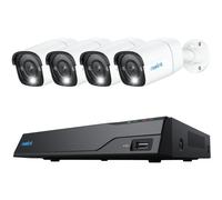 Reolink NVS8-8MB4 Sistema de Seguridad PoE con 8 Cámaras 8MP, Alámbrico, Interior/Exterior, 700 lm, 6500 K, 8 Canales