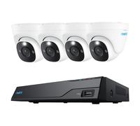 Reolink NVS8-8MD4 Sistema NVR PoE con 4 Cámaras 8MP Interior/Exterior Visión Nocturna 30m