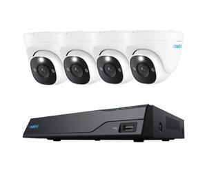 Reolink NVS8-8MD4 Sistema NVR PoE con 4 Cámaras 8MP Interior/Exterior Visión Nocturna 30m