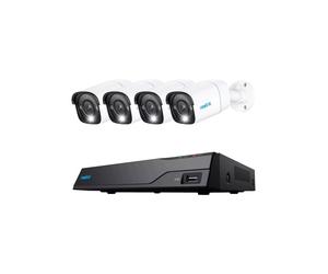 REOLINK RL-NVS8-5MB4 Reolink Kit NVR PoE + 4 Kameras 5MP PoE 2TB - 5MP (2880x1616) - Erkennung von Menschen / Haustieren / Fahrz