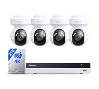 REOLINK Sistema de cámara de seguridad para el hogar, sistema de seguridad NVR RLK8-800PT4