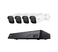 Reolink Sistema de Cámaras de Seguridad 2K+ 5MP NVR de 8 Canales 4 cámaras PoE y Disco Duro de 2TB