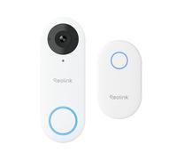 Reolink Timbre de Video PoE de 2K+ con Chime, Vista 3:4, Audio bidireccional, detección de Movimiento, Impermeable, alertas Inteligentes, Compatible NVR (Cable, Lanzamiento Nuevo en 2024)