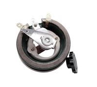 Reóstato de alta potencia BC1 150W 200W 300W 500W, resistencia bobinada variable rotativa, forma de disco, resistencia ajustable, reóstato deslizante (Max R-20 ohm, Max power 500W)