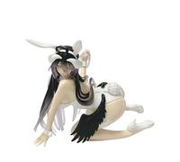 Reoxign - Figura de albedo, anime de albedo con rodillas, 11 cm, hecho a mano, PVC, diseño de estatua, regalo de artesanía coleccionable (a)