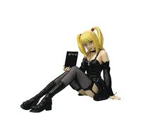 Reoxign - Figura de Misa Amane, vestido con versión Q asiento anime Misa Amane, 10 cm / 3,9 pulgadas, estatuas de PVC Cosplay hechas a mano, modelo de recuerdos regalos