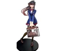 Reoxign Komi Shouko Figure, Uniforme escolar con bolso de mano Komi Shouko Anime Figuras 25 cm / 9,8 pulgadas Cosplay Cosplay PVC Estatuas recuerdos Regalos