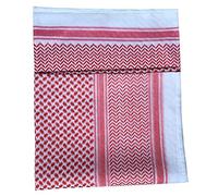 Reoyloep Pañuelo musulmán con estampado a cuadros árabe Shemagh Dubai Turbante Cap Wrap cuello Keffiyeh árabe Oriente Medio