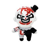 REOZIGN Clown Figure, aterrador muñecas cortas de peluche payaso destruye el alma 26 cm / 10,2 pulgadas ppcotton Juego hecho a mano para los fanáticos del anime Regalo (a)