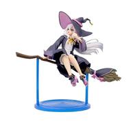 Reozign Elaina Figures, Flying Witch en un broomstick Elaina Anime Figure 19 cm / 7,5 pulgadas hecho a mano Personaje estatua coleccionable Craft Gift
