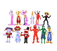 REOZIGN Figura de Circo Digital, Versión Doce Q, Figura de Circo Digital Colorida de PVC, Decoración Hecho a Mano Regalo de Anime