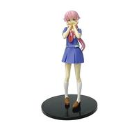 REOZIGN Figura Gasai Yuno, de pie, Figura de anime Gasai Yuno, 17 cm, hecha a mano de PVC, modelo de acción, decoración, Regalos (a)