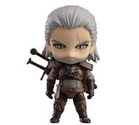 REOZIGN Figura Geralt, Versión Q Móvil Y De Pie, Reemplazo De Cara 10 cm, PVC Personaje Coleccionable Artesanía Regalo Para Los Fans Del Anime