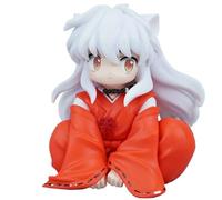 REOZIGN Figura Inuyasha, Versión Q En cuclillas, Figuras de anime Inuyasha 10 Cm, PVC Objetos Artesanía Colección, Regalos para los fanáticos del anime