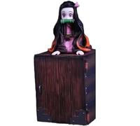 REOZIGN Figura Nezuko, Versión Q, Kamado Nezuko, Figura anime 9 cm, hecha a mano, PVC, Personaje de dibujos animados, Manga, decoración, regalo