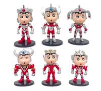 REOZIGN Figura Shinnosuke, Vestido de armadura Shinnosuke Nohara Figura 11 cm / 4,3 pulgadas Cosplay Cosplay PVC Personajes Recuerdos para los fanáticos del anime Regalos