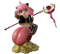 REOZIGN Figura Xanya, Sentado Anya Forger Action Figures 19 cm / 7,5 pulgadas Cosplay Estatuas PVC Coleccionales para los fanáticos del anime Regalos (Pink)