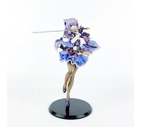 REOZIGN Genshin Impact Figures, Keqing Action Figure 23 cm / 9 pulgadas Keqing - Figura de estatua de PVC coleccionable para escritorio, adornos de juguetes regalo para anime Fans