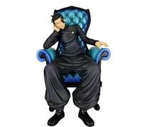 REOZIGN Geto Suguru, Figura GojoSatoru, Traje Gafas De Sol Sofá Sentado Acción 24cm/9.4inch Hecho a Mano PVC Personaje Modelo Adorno Regalos (a)