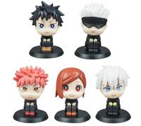 REOZIGN Gojo Satoru, Yuji Itadori, Fushiguro Megumi, Kugisaki Nobara Figure, 5pieces Sentado Anime Figures 7cm / 2,8 pulgadas PVC Modelo Handicrafts Gift
