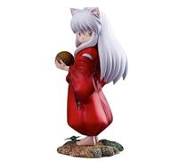 REOZIGN Inuyasha Figure, Q versión de pie Inuyasha Figuras de acción de 16 cm / 6,3 pulgadas PVC Handmade Cosplay Estatuas Recuerdos Anime Regalos