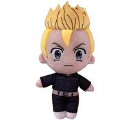 REOZIGN Peluche Mikey, Takemichi, Draken, Mitsuya Takashi, Chifuyu Matsuno, Kazutora Hanemiya Version Q, 20 Cm, Algodón PP, Decoración, Regalo (C)