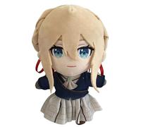 REOZIGN Peluche Púrpura Evergarden, bonita muñeca de peluche púrpura Evergarden de 20 cm, de algodón PP, hecho a mano, de PVC, recuerdo para los fanáticos del anime.
