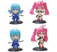 REOZIGN Rimuru Tempest, Slime, Figura de pie, Versión Q, 10 cm, Hecho a mano, PVC, Personaje de Juego, Modelo de Colección, Regalo Artesanal