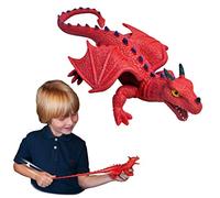 Rep Pals - Dragón, Juguetes elásticos de Deluxebase. Réplicas de Animales súper elásticos Que parecen Reales. Ideales para niños y niñas