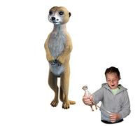 Rep Pals - Suricata, Juguetes elásticos de Deluxebase. Réplicas de Animales súper elásticos Que parecen Reales. Ideales para niños y niñas