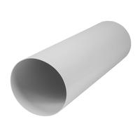 Repa Market Conducto de ventilación redondo de plástico recto de 125 mm - Ventilación rígida de 500 mm de largo - Tubo de repuesto, extensión, circulación de aire fresco
