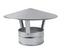 Repa Market Tapa de ventilación de techo de 6 pulgadas - Tapa de chimenea de acero galvanizado para conducto de escape redondo - Cubierta de ventilación de techo para un aislamiento perfecto de HVAC