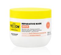 Alfaparf Milano Máscara reparadora Bond Complex y mantequilla de cacao Profesional Amarilla 300 ml