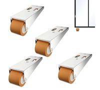 Repair Caster Wheels - 4 Piece Anti-Sag Roller Set, 6.7x2.4x2.7cm Sliding Door Wheels, Multifunctional Replacement Parts For Chairs, Desks And Tables, Smooth Movement Accessory For Home