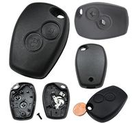 Repair - Juego de reparación para Llave de Coche Compatible con 2 Botones para Renault Twingo Clio Kangoo Wind Modus Master Dacia Sandero Duster Logan Lodgy Dokker Opel Movano Vivaro
