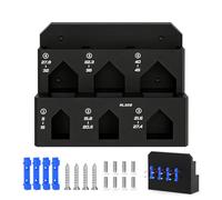 Repair Tool Clamp Holder - Wall Mounted Rack, Multiusos 6-Slot Organizer, Keeps Tools Secure Accessible for Workbench Garage | Ideal para Home Workshop Shed Bike Storage Maintenance