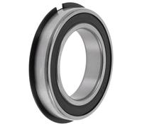 REPAIROCK 6010NR2RS Rodamientos De Bolas De Ranura Profunda 50x80x16mm P5 Doble Sello De Goma Rodamientos Lubricados 1 Pc Universal Color Plateado Negro Para Automóvil Patineta Rueda