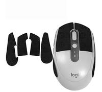 Repalcement Mouse - Cinta antideslizante de agarre, calcomanías para mouse Logitech M590 M585, copo de nieve negro medio