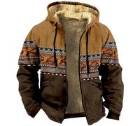 REPALY Los Hombres de Franela Sudaderas con Capucha, Chaqueta Acolchada Gruesa Caliente, Suave Abrigo de Invierno con Cremallera (Color : Zipper Hoodie G, Size : L)