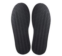 Reparaci n de suelas de goma para zapatos, suelas completas, suministros para reparaci n de zapatos, antideslizantes, color negro, 1 par