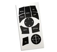Reparación Botones Volante Compatible Con La Serie 5 Para M5 F07 F10 F11 F02 F04 X5 X6, Pegatinas De Reparación De Botones De Control De Salpicadero De Coche, Pegatina De Botón
