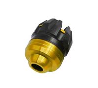 Reparación Copas de Choque de Horquilla Delantera, Protector Deslizante de Amortiguador, protección contra caídas antidesgaste, Apto for Motocicleta Exterior(Gold)
