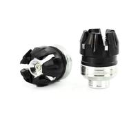 Reparación Copas de protección de suspensión Delantera, Almohadillas de Horquilla, Ajuste anticaída for Motocicleta Exterior(Silver-1Pair)