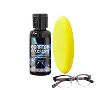 Reparación de arañazos de anteojos, líquido de larga duración de acción rápida, removedor de arañazos para lentes con esponja, para ventana, pantalla, teléfono, reloj, gafas de sol, cámara